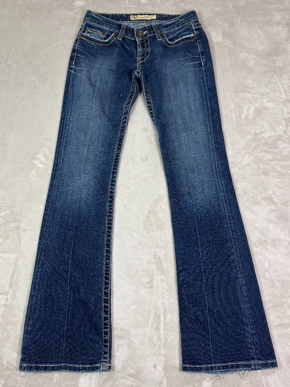 Womens BKE Madison Jeans Stretch Size 26 x 33.5 (actual 29 x 33) Flare Boot